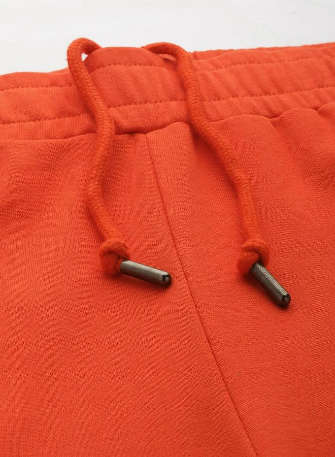 Dillinger Men Orange Solid Joggers